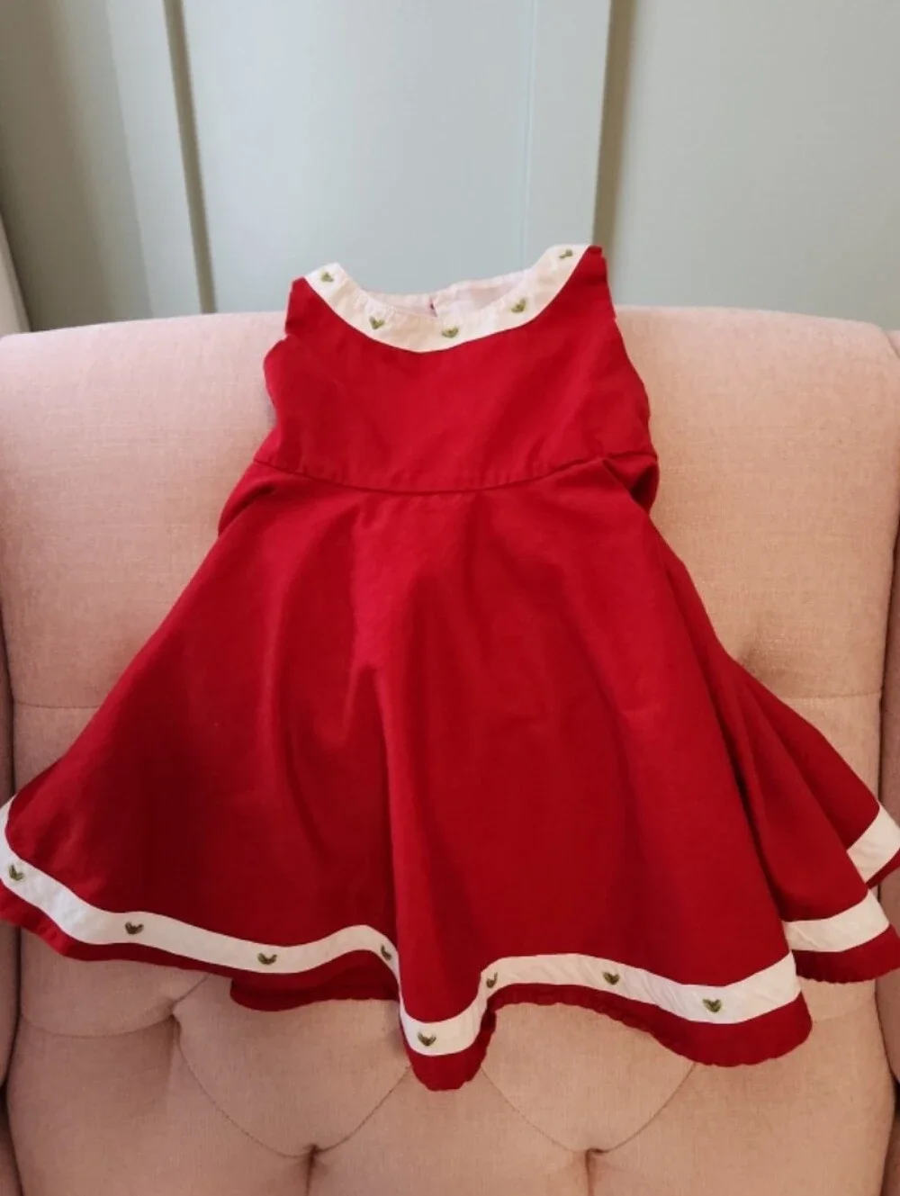 anthropologie dresses holiday Mini Club Santa Christmas Dress 18-24 Months, 2-3 Years, 4-5 Years –  Rednewt Kids main image 0